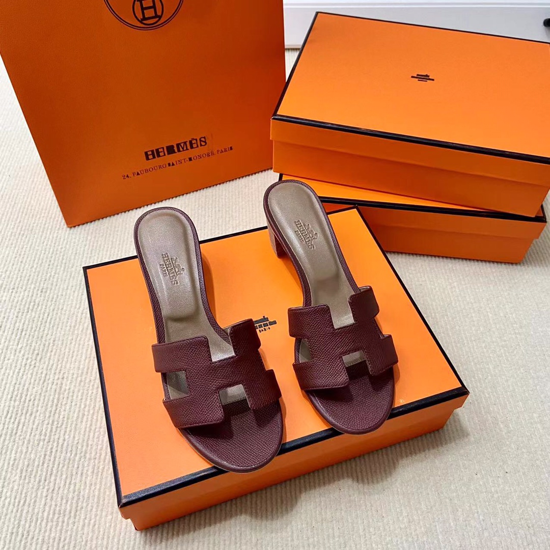 에르메스 올수공 오아시스 슬리퍼 샌들 앱송 22